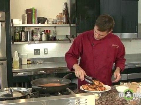 Butter Chicken - Adding the Tandoori Style Chicken to the Sauce