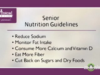 Elderly Nutrition - Why Proper Nutrition is Important for Seniors