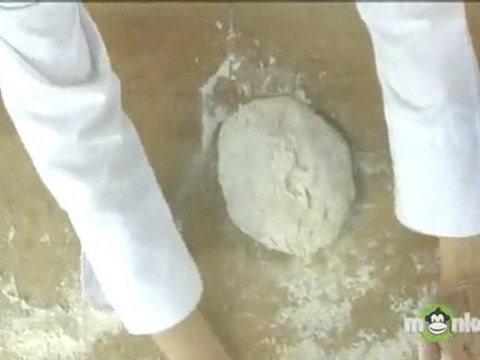 Italian Bread - Kneading the Dough