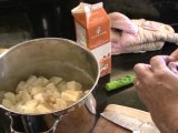 Making Wasabi Mashed Potatoes and Finishing Asian Spare Ribs