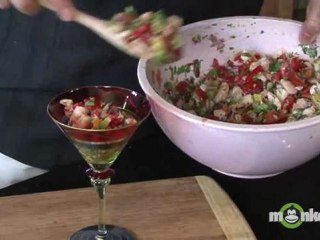 Presenting the Shrimp and Scallop Ceviche