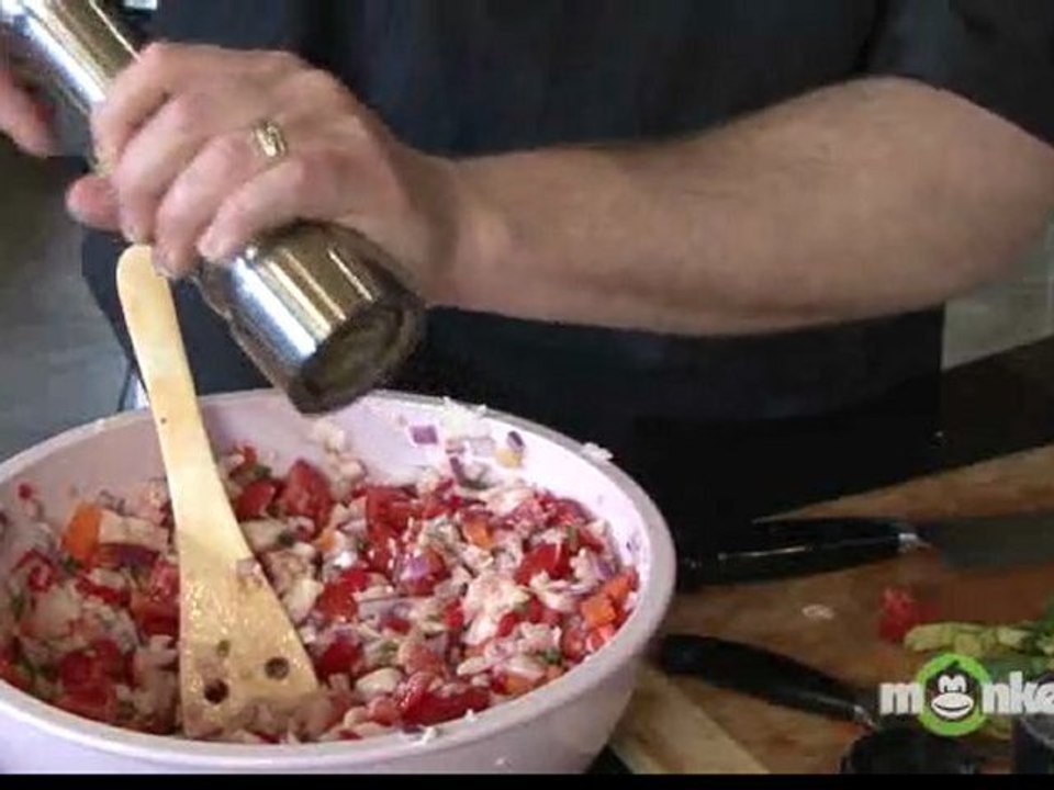 Adding Vegetables and Completing and Completing the Ceviche