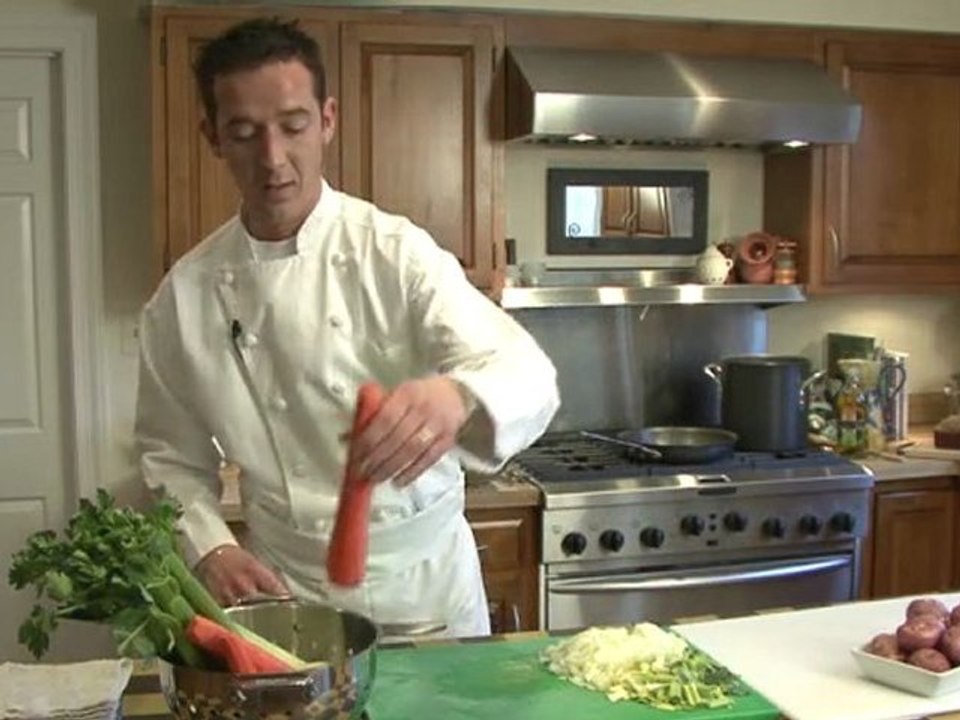 Preparing Vegetables for Irish Beef Stew