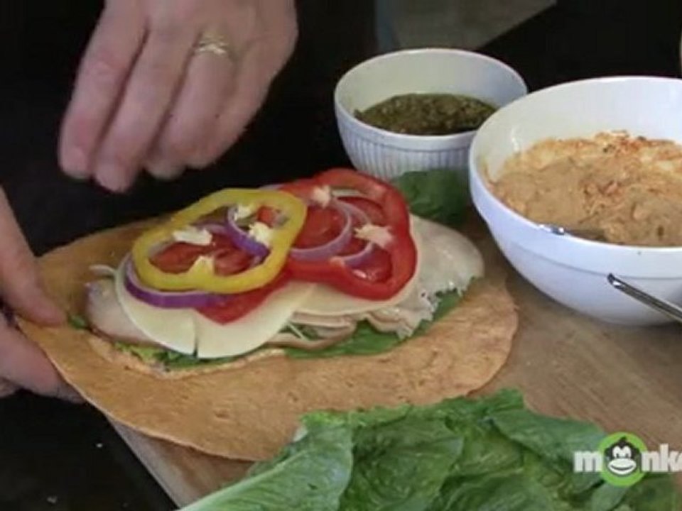 Assembling Two Awesome Lunch Wraps