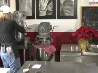 Mixing Together the Peppermint Bark Ingredients