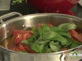 Italian Recipes - Adding the Chopped Tomatoes to Papa al Pomodoro