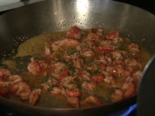 How to Finish the Crawfish Etouffee