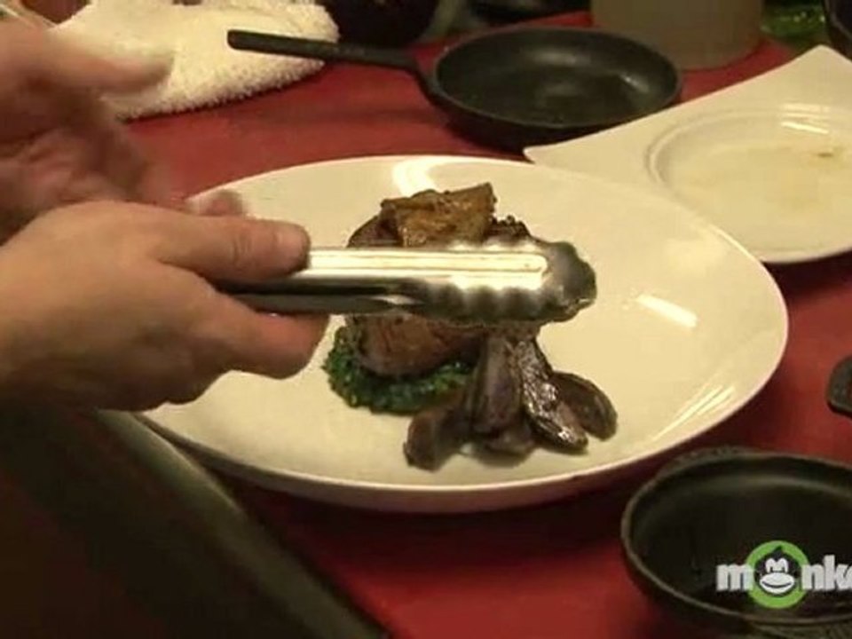 Filet Mignon - Assembling the Finished Dish