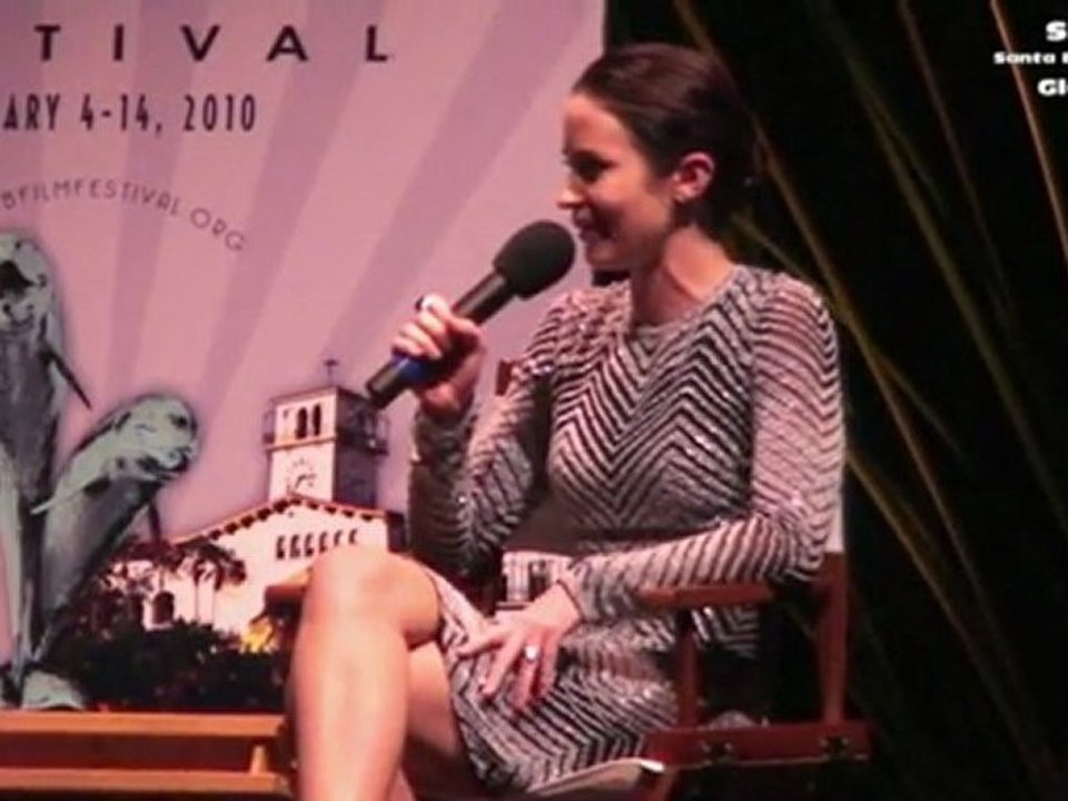 Emily Blunt Celebrity Famous Actress Interview Santa Barbara SBIFF