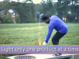 Fireworks Safety - Lighting the Fireworks