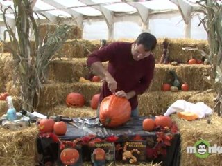 Drawing & Carving the Skull Pumpkin
