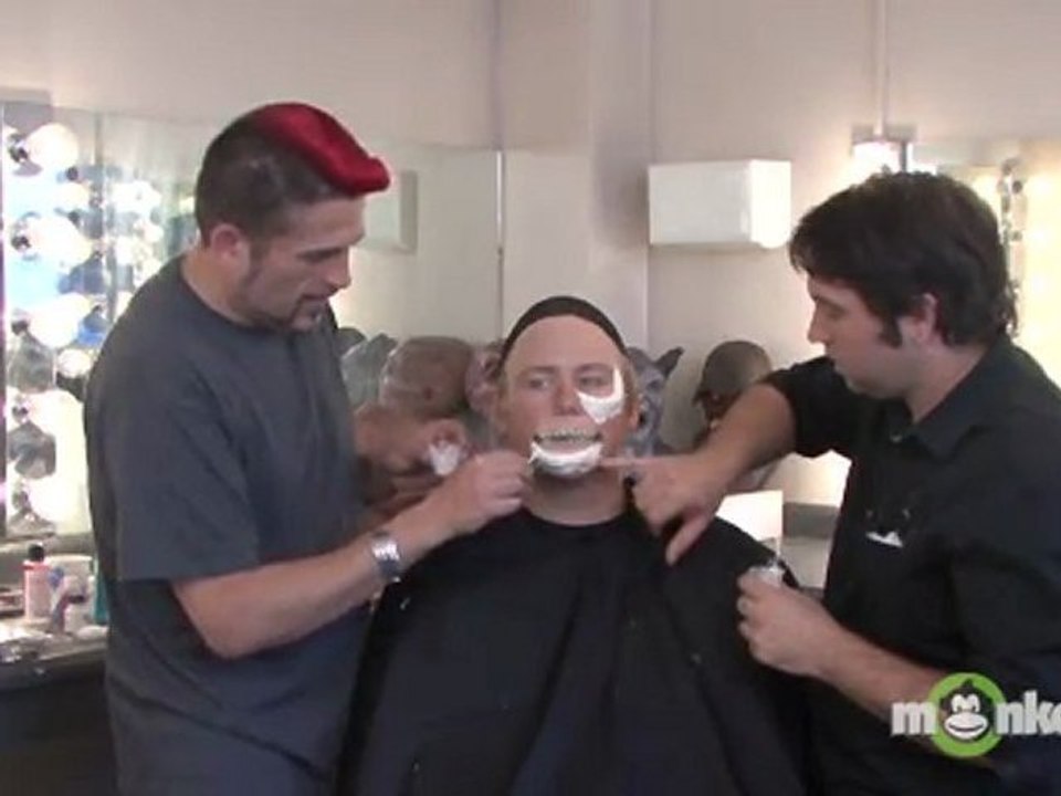 Applying Zombie Prosthetics -Lips & Skull
