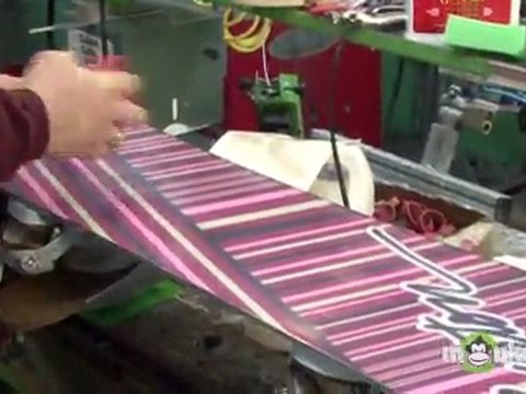 Snowboard Waxing - Brushing the Board