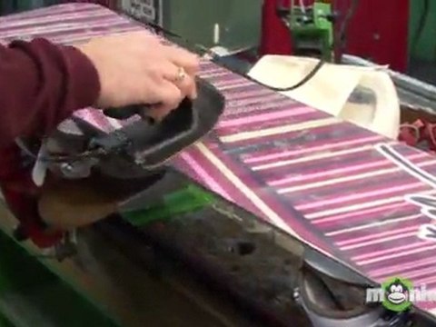 Waxing the Snowboard