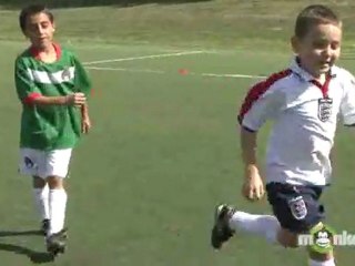 Soccer Drills for Kids -Applying the First Touch to the Game