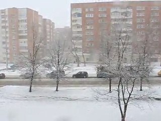 В Пензу вернулась зима. 3 Апреля 2012 года