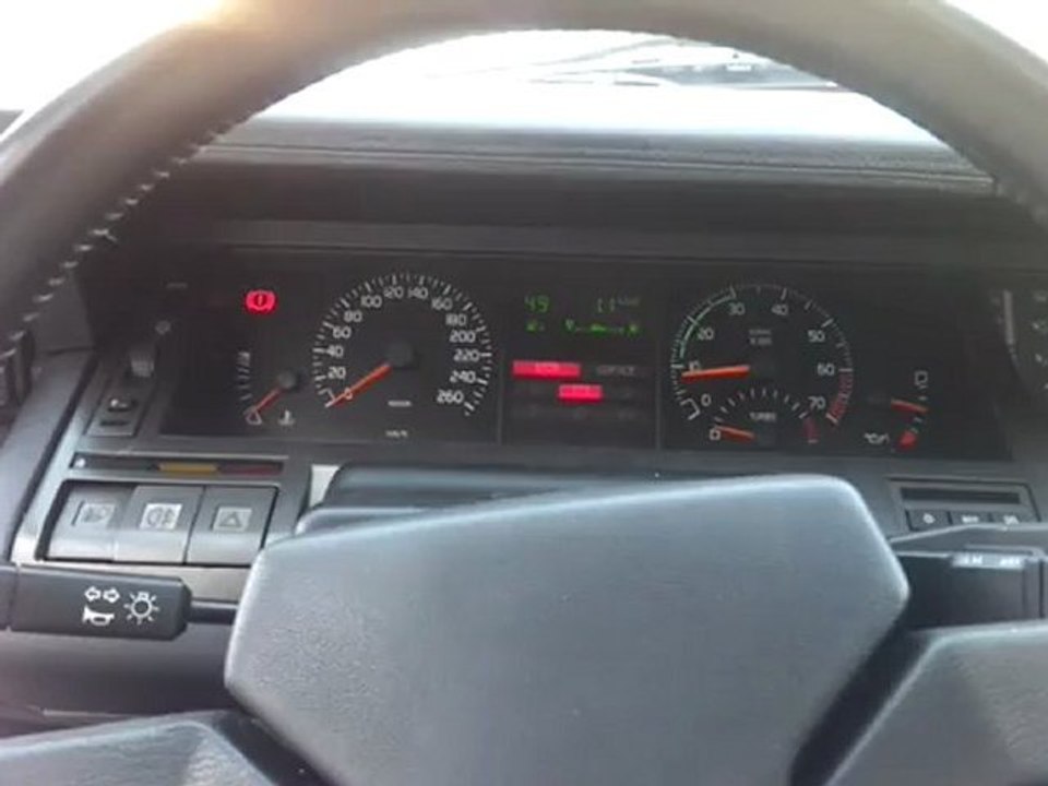 demarage d'une r25 v6 turbo baccara 205ch