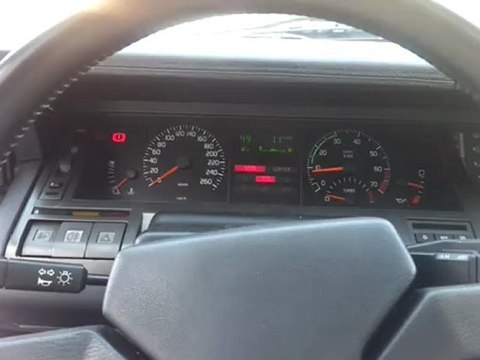 demarage d'une r25 v6 turbo baccara 205ch