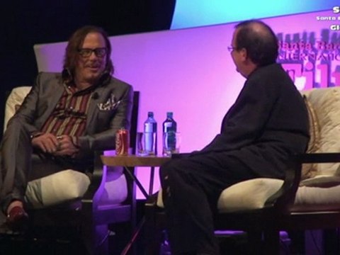 Mickey Rourke Celebrity Famous Celeb Interview Santa Barbara SBIFF