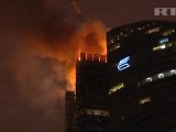 Moscou : la plus haute tour ravagée par les flammes