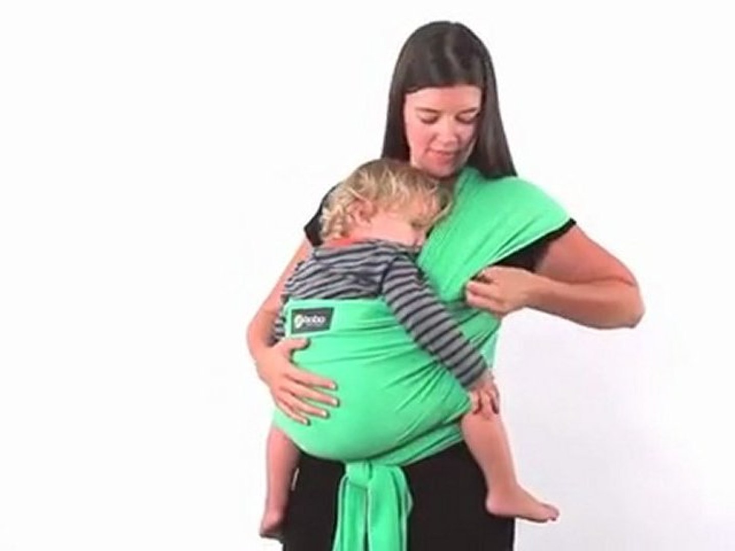 Porter un enfant avec l'écharpe de portage boba wrap - Vidéo Dailymotion