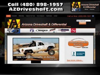 Driveshaft Services in Mesa AZ - Arizona Driveshaft and Dif