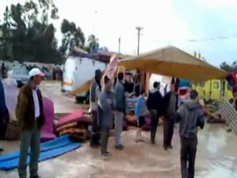 العيون الشرقية انفجار الأنبوب الرئيسي للماء الصالح للشرب