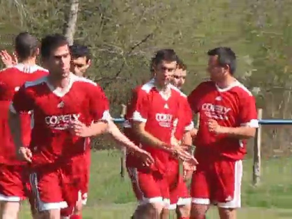 But de Julien Rey , 18ème journée de championnat , St Louis Sourzac - ASPB , 1 avril 2012