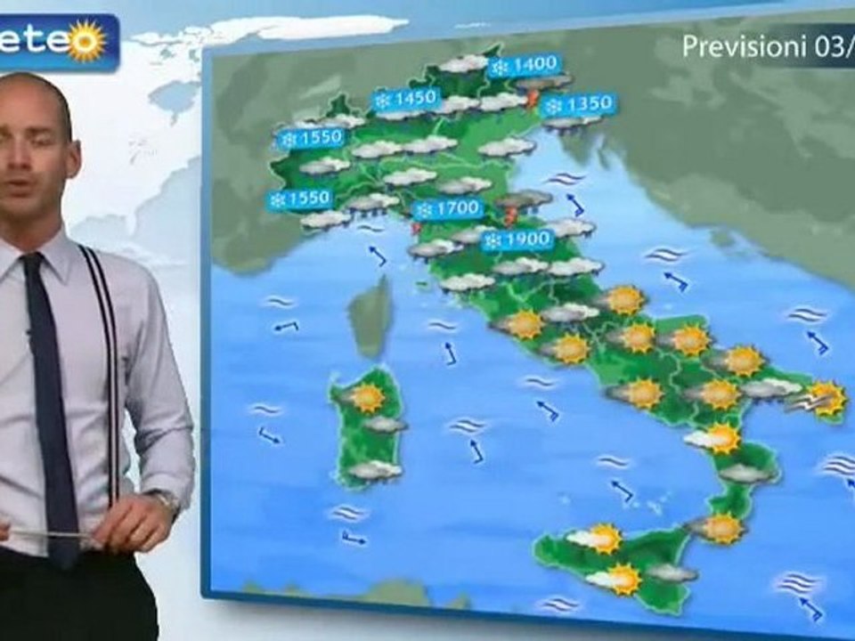 Meteo Italia 3/04/2012 - Previsioni by ilMeteo.it