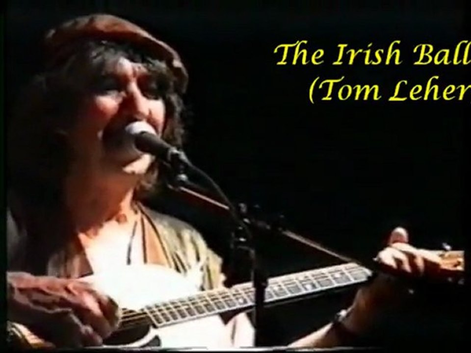 Leo Gillespie at the Telgte Festival The Irish Ballad