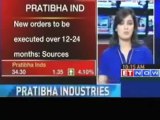 Pratibha Inds wins orders worth Rs 800 crore