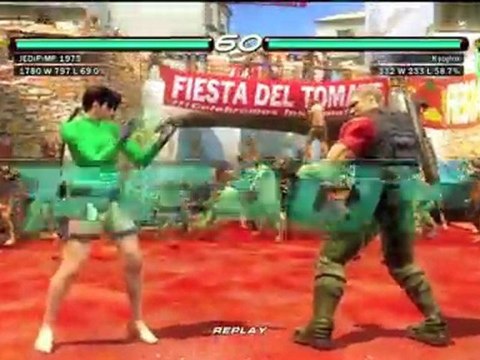 Tekken 6 Ranked Match Bryan vs Nina