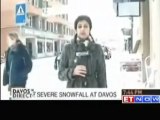 Heavy snowfall at Davos 2012 maximum in 40 years