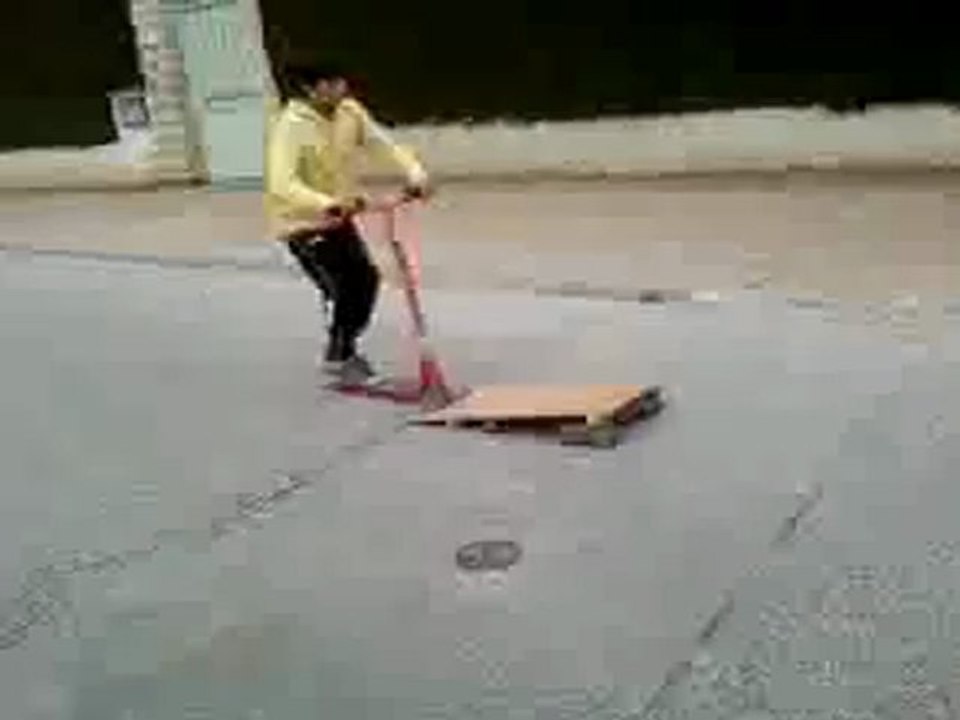 180 en Trott freestyle sur un saut