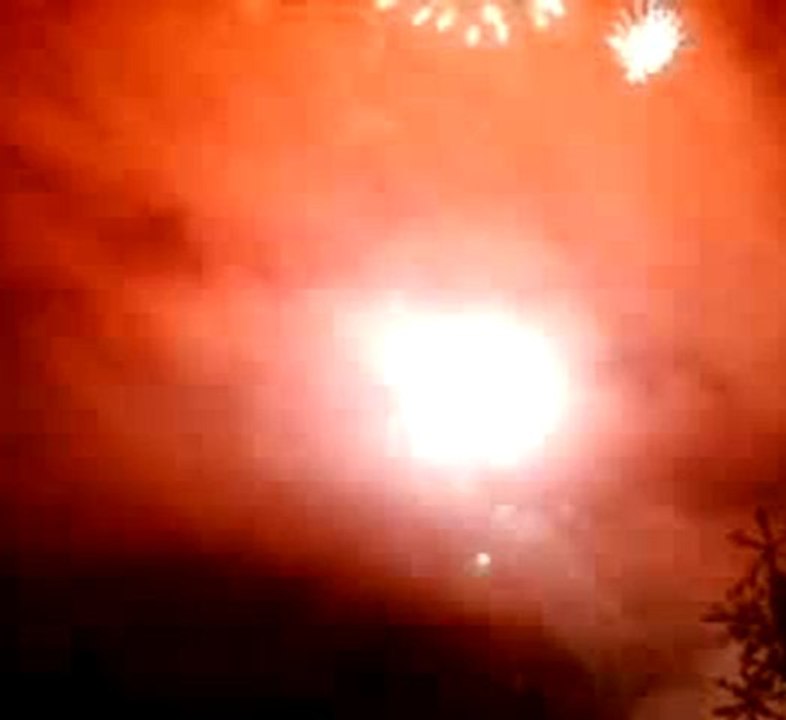 feu d'artifice en musique