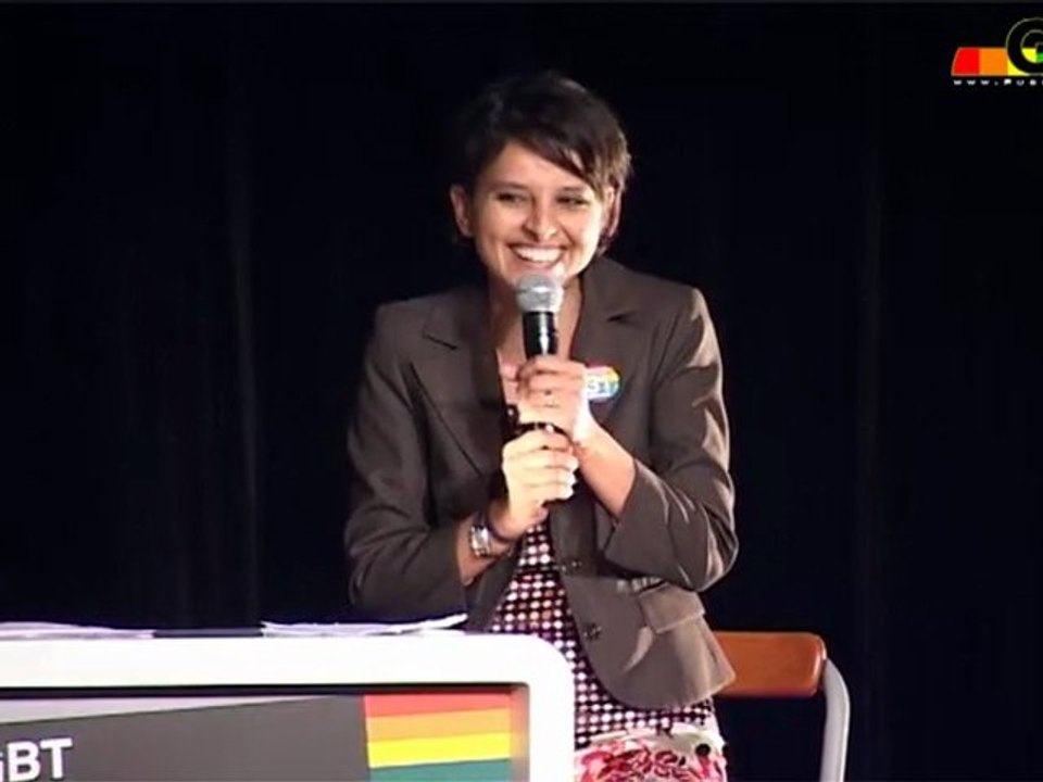 Meeting pour l'égalité : Najat Vallaud-Belkacem, PS  - 31 mars 2012 aux Folies Bergères