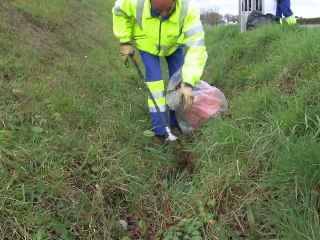 Nettoyage des routes en Anjou