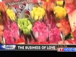 Valentine's Day boosts the business of love merchandise
