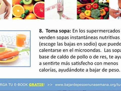 Bajar De Peso En Una Semana: 22 Tips Para Bajar De Peso En Un Típico Dia De Trabajo (Parte 1)