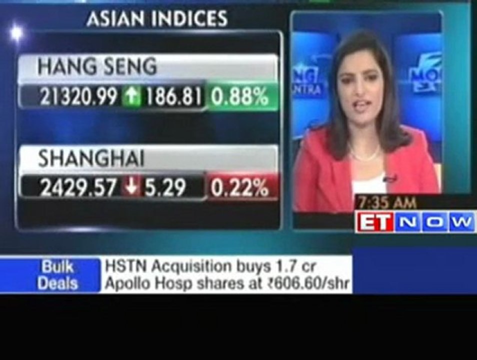 Asian markets gain, Hang Seng trades in green