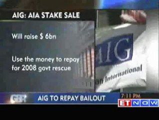 US banking giant AIG to repay bailout to raise 6bn