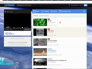 Ustream Redesign