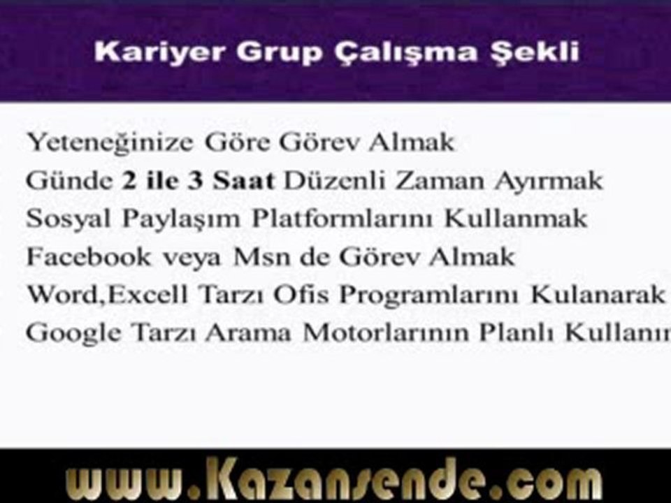internetten ek iş arıyorum