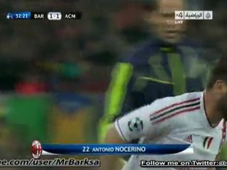 ميلان برشلونه - هدف نتشرونو التعادل