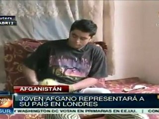 Joven afgano participará en Juegos Paralímpicos de Londres
