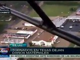 Tornados en Texas dejan daños materiales