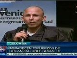 Ex retenidos por las FARC agradecen a Colombianos por la Paz