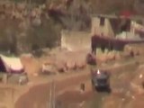 فري برس ريف دمشق الدبابات تحاصر الزبداني 3 4 2012 ج2