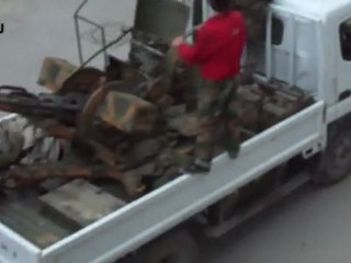 فري برس   غوطة دمشق سقبا حملات التمشيط اليومية 2 4 2012