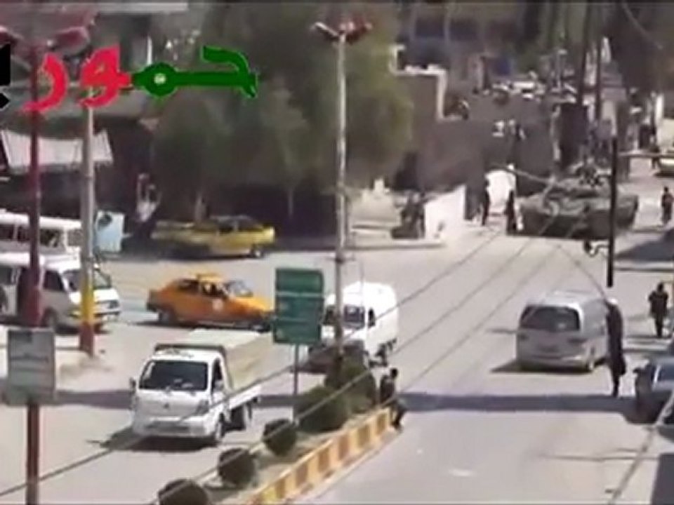 فري برس   ريف دمشق مدينة حمورية الثلاثاء الساحة العامة 3 4 2012 ج1